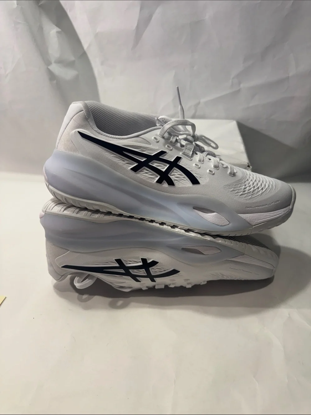 🎾ASICS GEL-Resolution X Men’s 9 🎾Tennis Shoes White Black NEW $165
